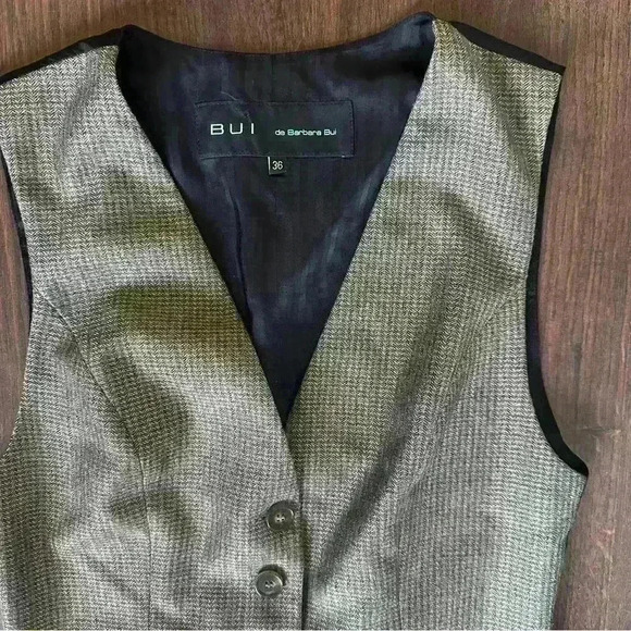 Bui by Barbara Bui beautiful sleeveless vest Brown size 36 - Picture 7 of 8
